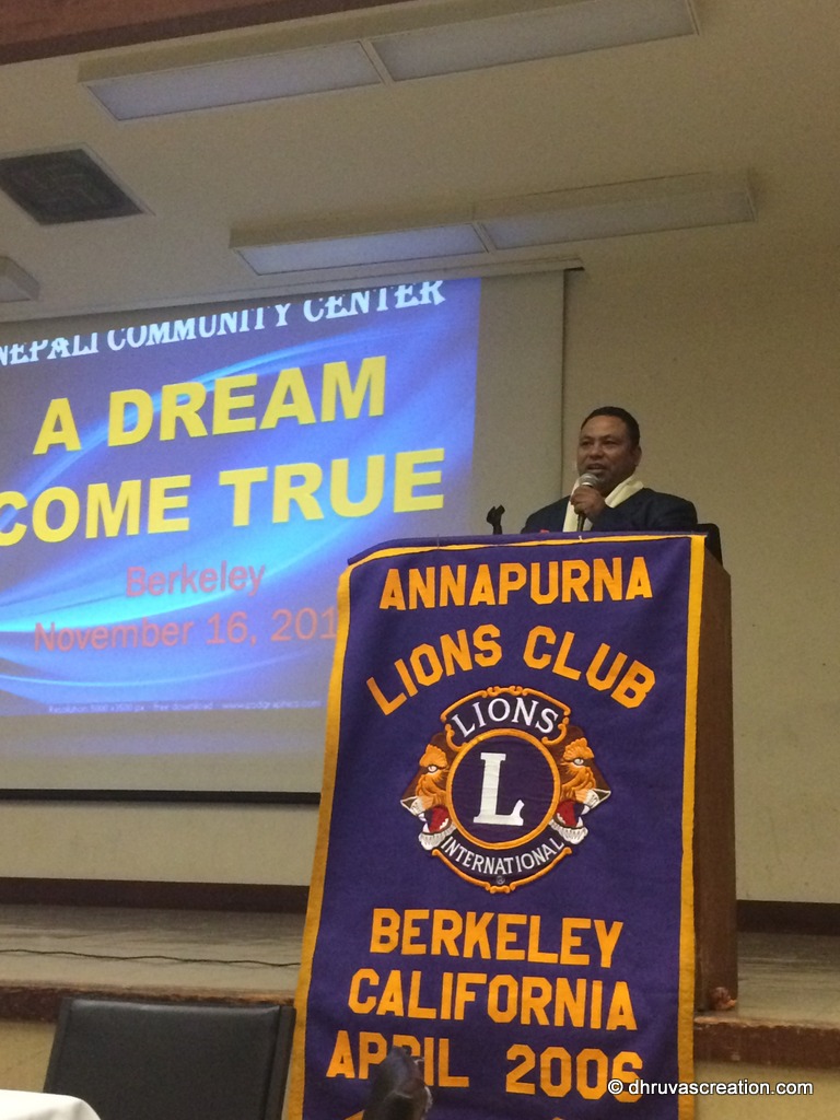 9th Induction ceremony of Berekeley Annapurna Lions