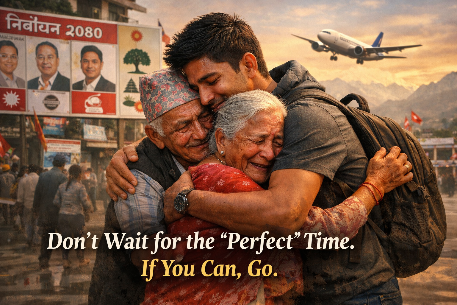 “सही समय” को पर्खाइ नगरौँ। सकिन्छ भने, घर फर्कौँ।