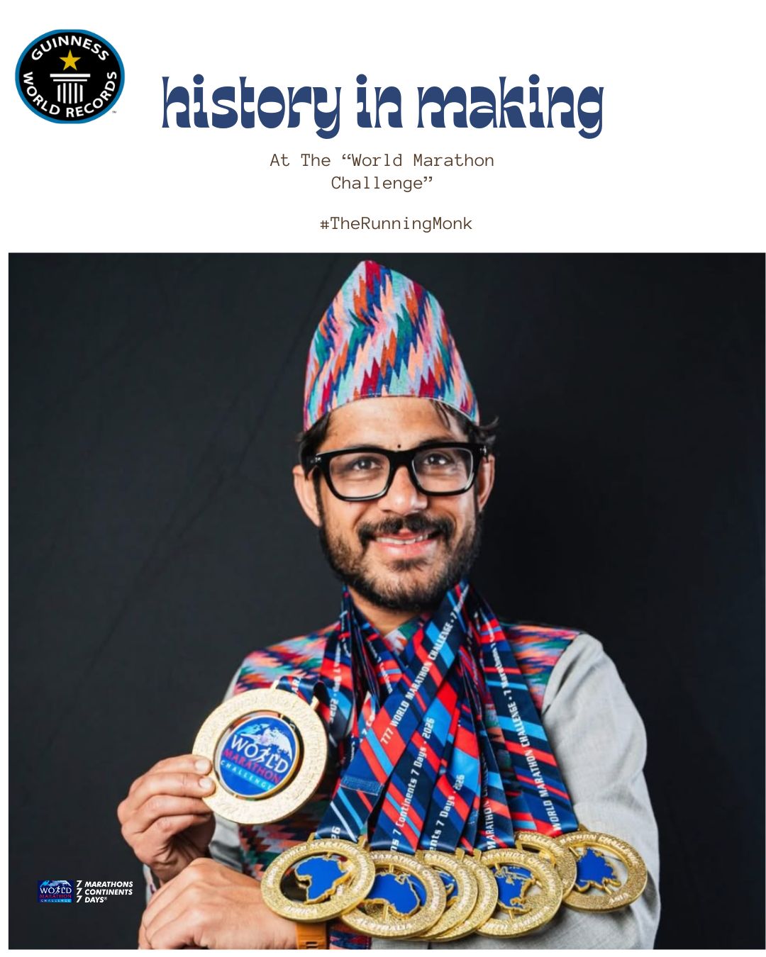 Bal Joshi Makes History: Nepal’s Runner Sets World Record Across Seven Continents