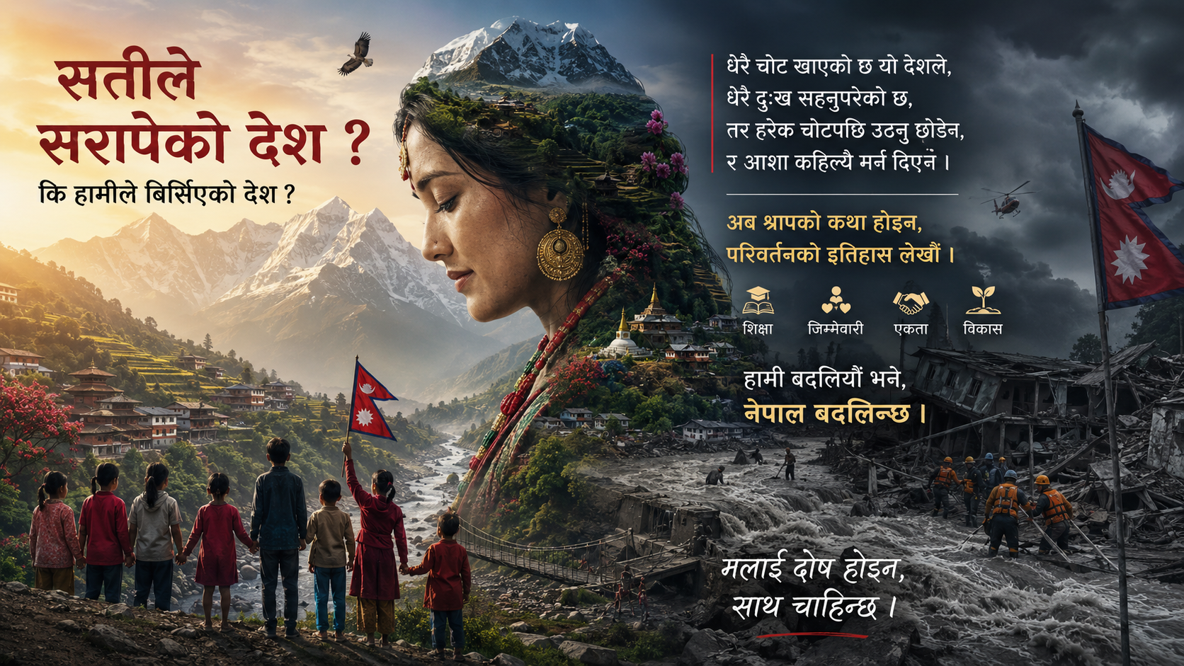 सतीले सरापेको देश ?
