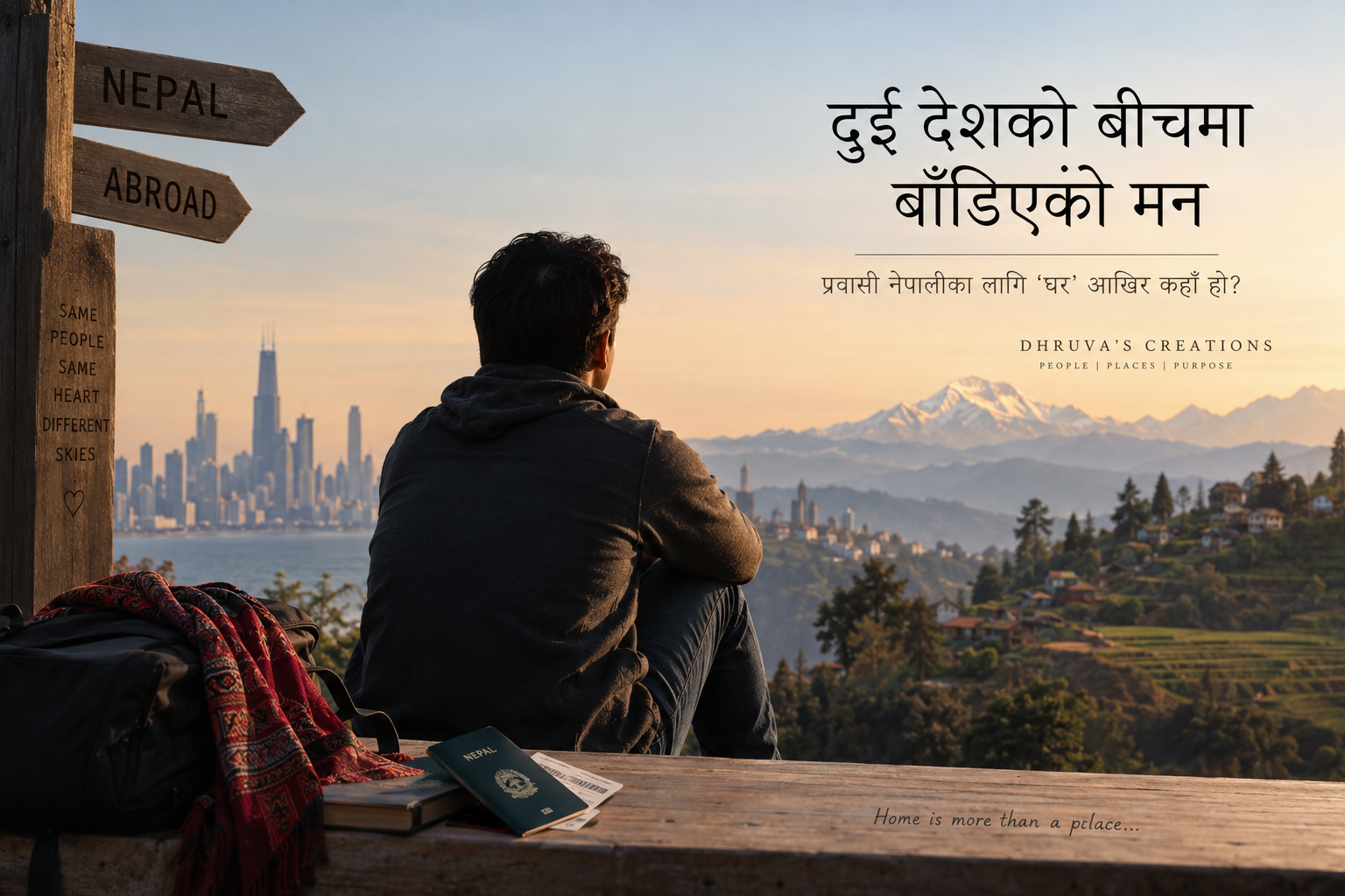 दुई देशको बीचमा बाँडिएको मन: प्रवासी नेपालीका लागि ‘घर’ आखिर कहाँ हो?